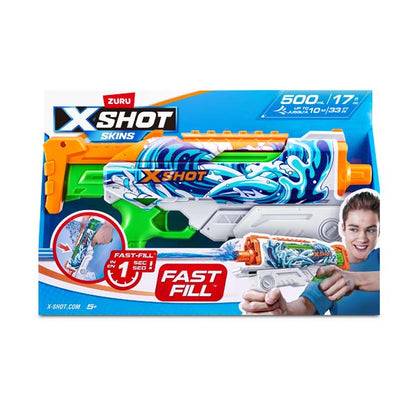 ZURU XSHOT Fast Fill Skins Hyperload - Waves