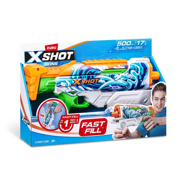 ZURU XSHOT Fast Fill Skins Hyperload - Waves
