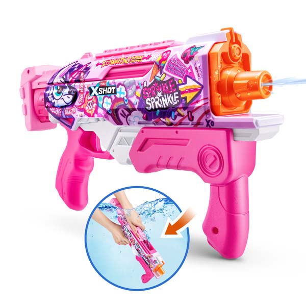 ZURU XSHOT Fast Fill Skins Hyperload - Unicorn Splash