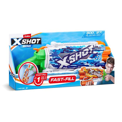ZURU XSHOT Fast Fill Skins Pump Action - Water Camo
