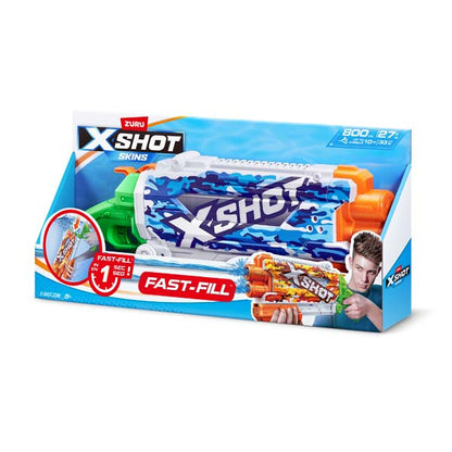 ZURU XSHOT Fast Fill Skins Pump Action - Water Camo