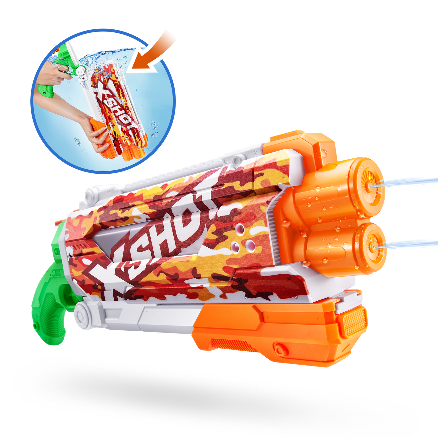 ZURU X SHOT Fast Fill Skins Pump Action