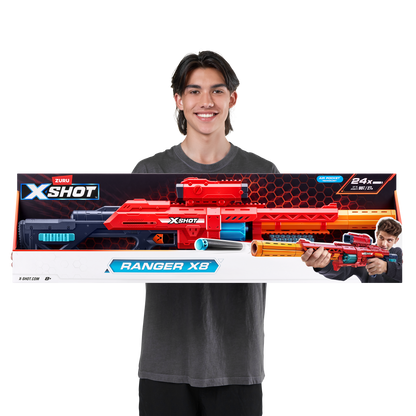 ZURU X SHOT Excel Ranger X8 with 24 Darts