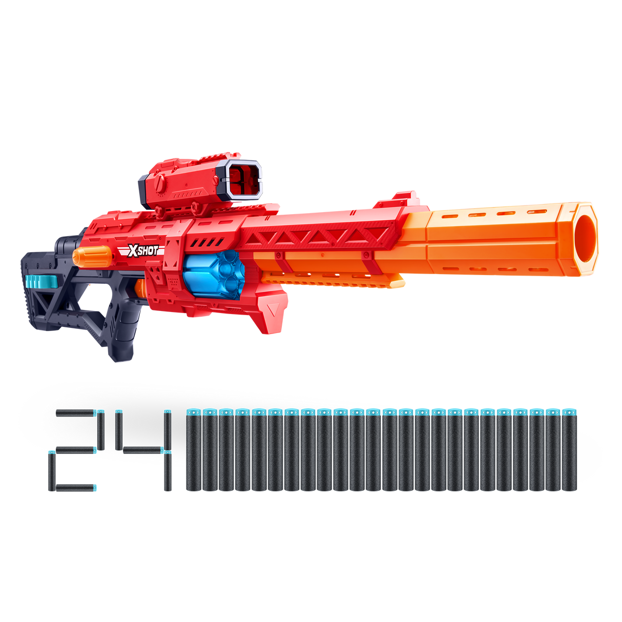 ZURU X SHOT Excel Ranger X8 with 24 Darts