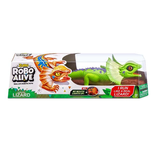 Robo Alive Light-Up Lizard Green