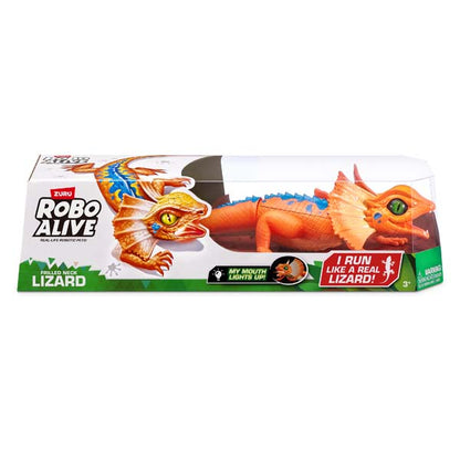 Robo Alive Light-Up Lizard Orange