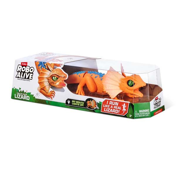 Robo Alive Light-Up Lizard Orange