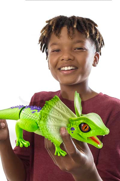 Robo Alive Light-Up Lizard Green