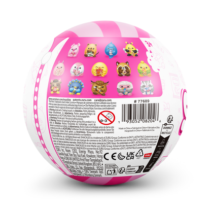 ZURU Snackles Core Licensed 5" Capsule WAVE 3  assorted