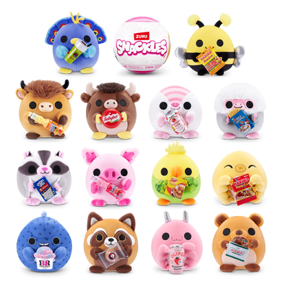 ZURU Snackles Core Licensed 5" Capsule WAVE 3  assorted