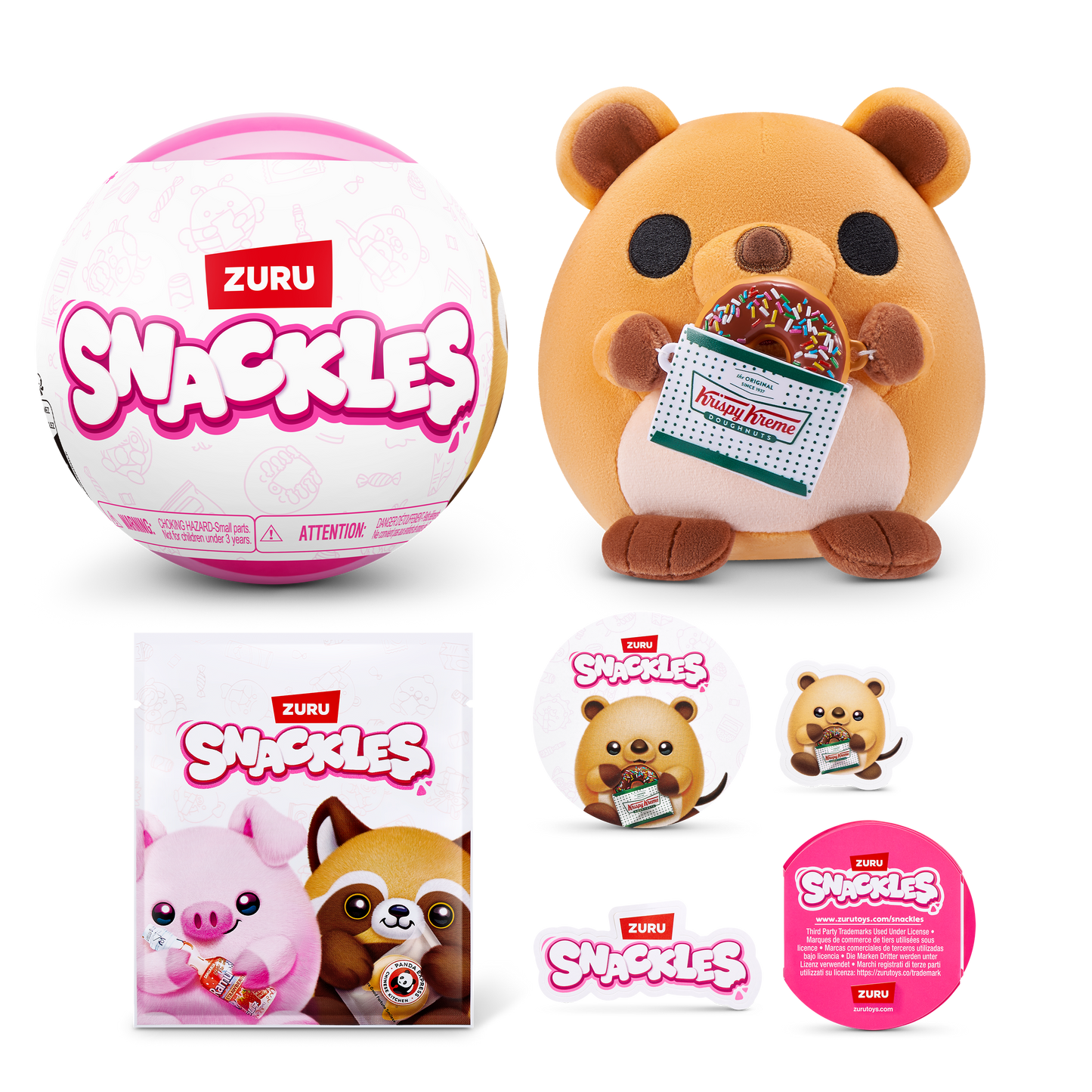 ZURU Snackles Core Licensed 5" Capsule WAVE 3  assorted