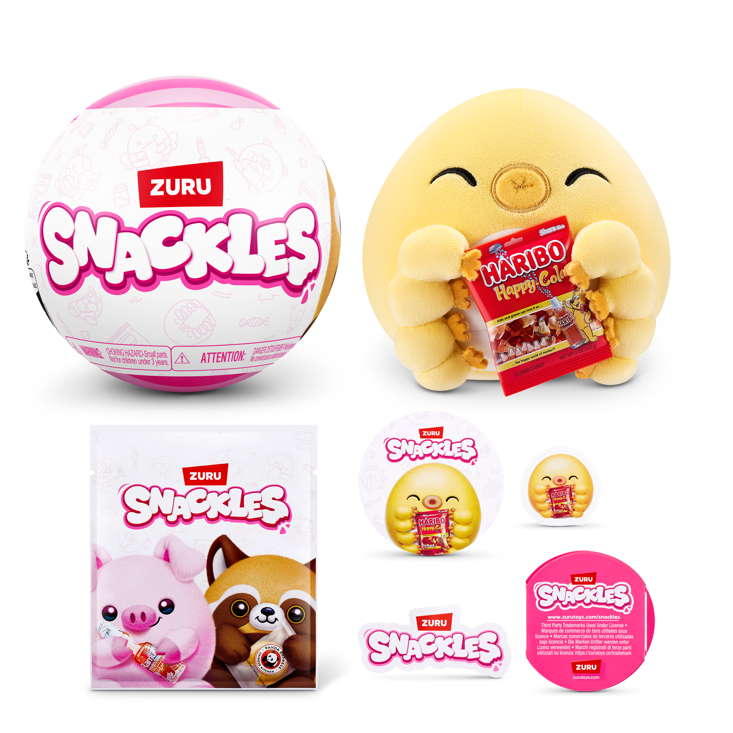ZURU Snackles Core Licensed 5" Capsule WAVE 3  assorted