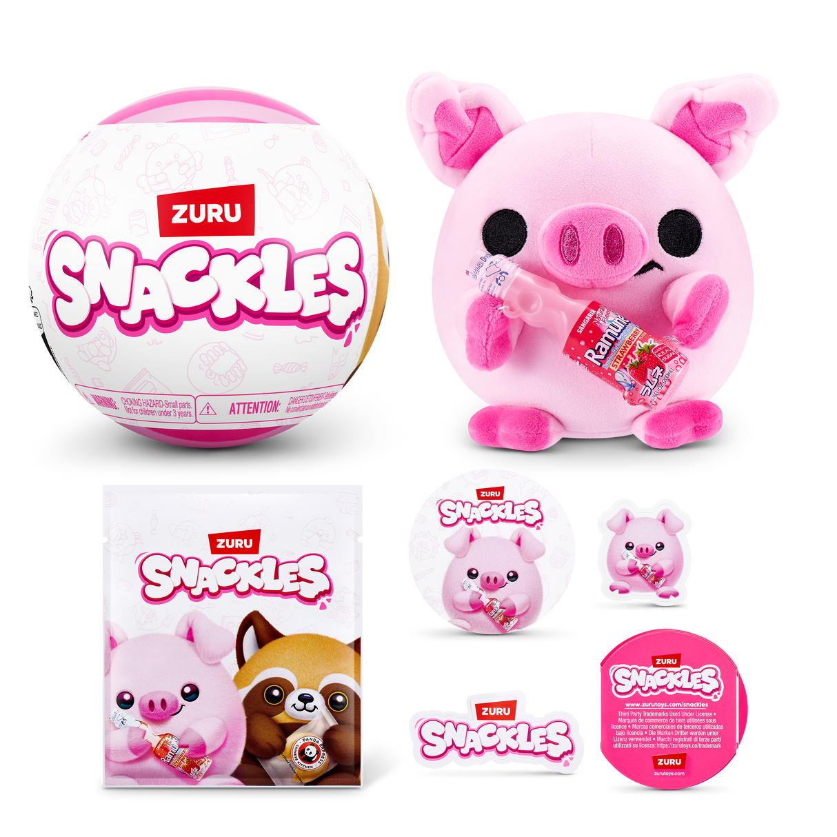 ZURU Snackles Core Licensed 5" Capsule WAVE 3  assorted