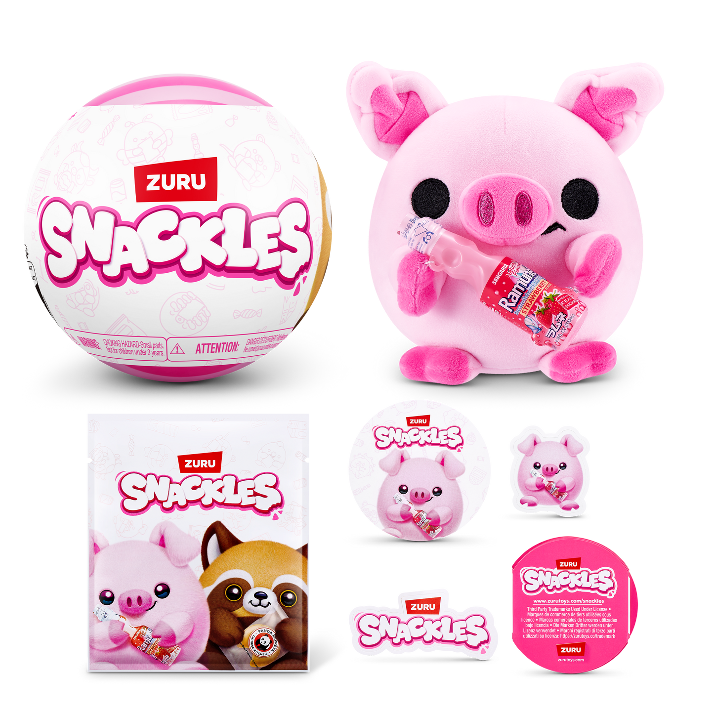 ZURU Snackles Core Licensed 5" Capsule WAVE 3  assorted