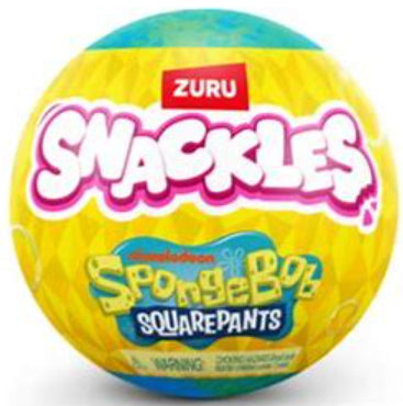 ZURU Snackles 5" Capsule Spongebob Squarepants assorted