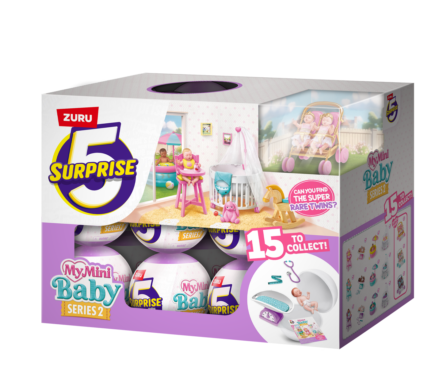 ZURU 5 Surprise My Mini Baby Series 2 Assorted