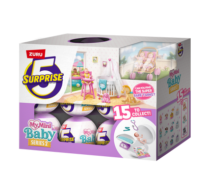 ZURU 5 Surprise My Mini Baby Series 2 Assorted