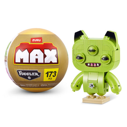 Zuru Max Premium Fuggler Baddies Series 1 ANNOYED ALIEN neon green