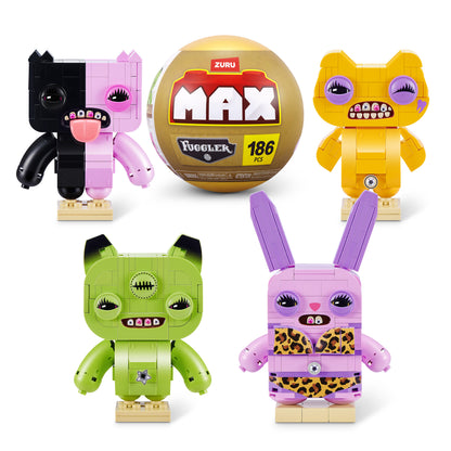 Zuru Max Premium Fuggler Baddies Series 1 ANNOYED ALIEN neon green