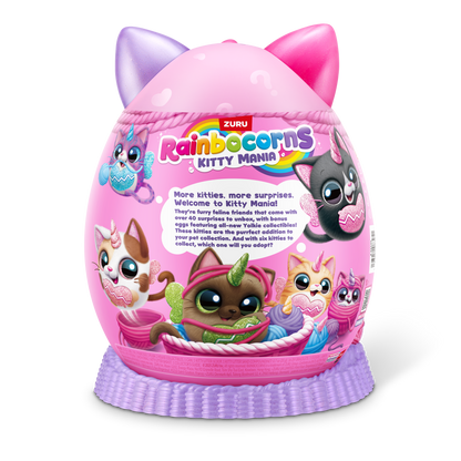 ZURU Rainbocorns Eggzania Kittymania Assorted