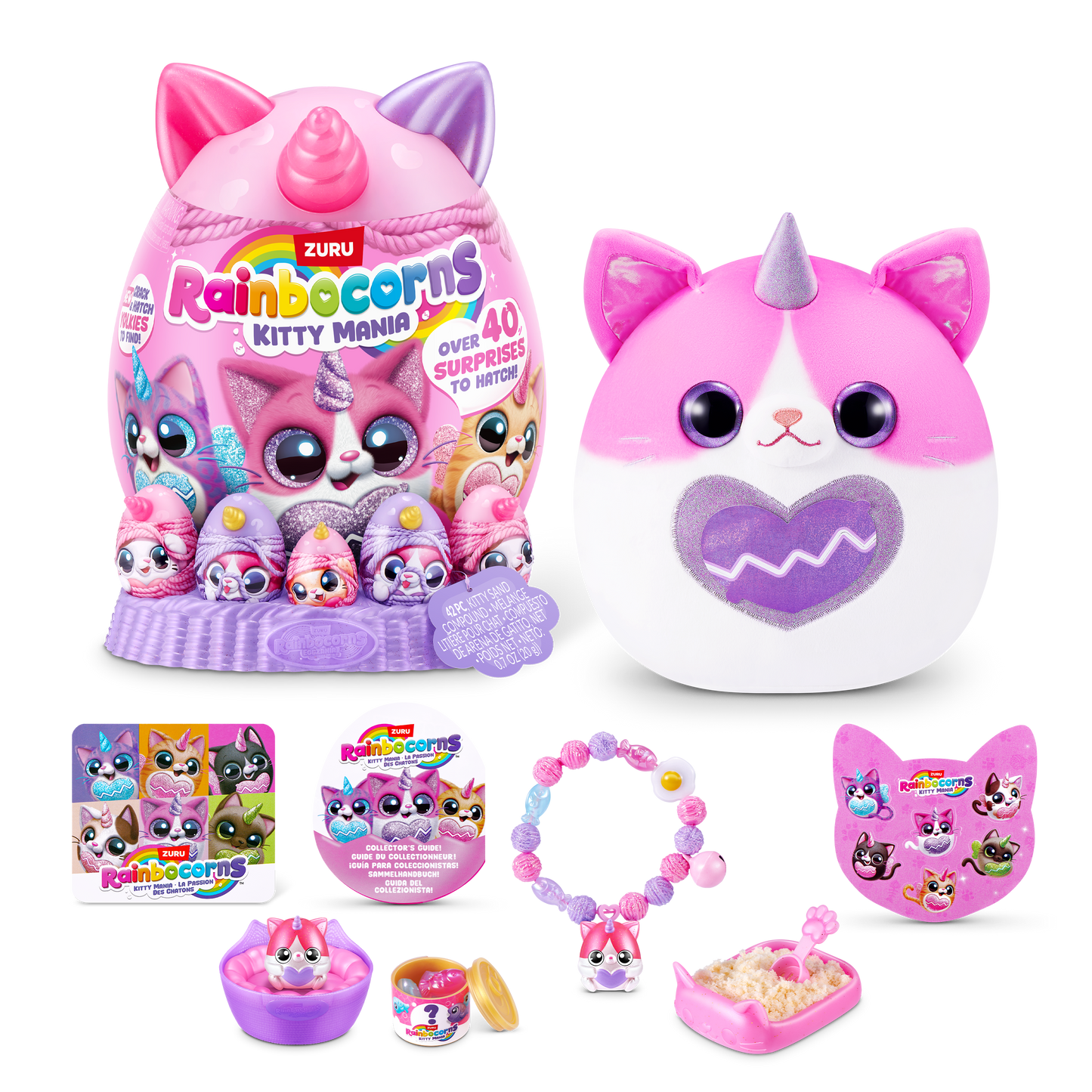 ZURU Rainbocorns Eggzania Kittymania Assorted