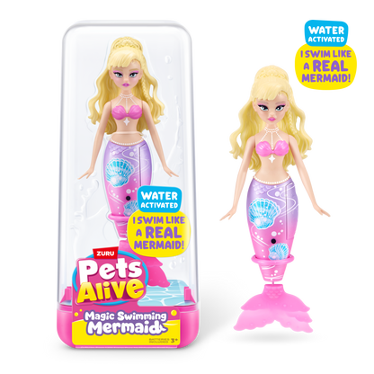 Pets Alive Swimming Blonde Mermaid