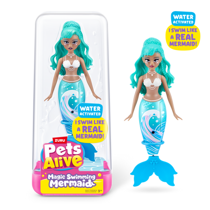 Pets Alive Swimming Blue Mermaid