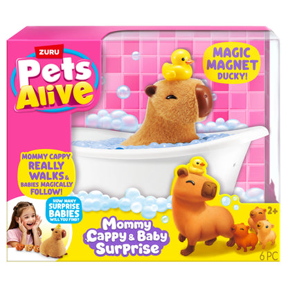 ZURU Pet's Alive Mama Capybara & Baby Surprise