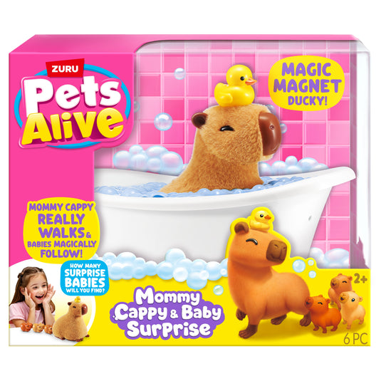 ZURU Pet's Alive Mama Capybara & Baby Surprise