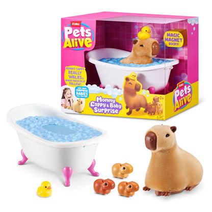 ZURU Pet's Alive Mama Capybara & Baby Surprise