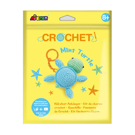 Avenir Crochet Keychain Mint Turtle
