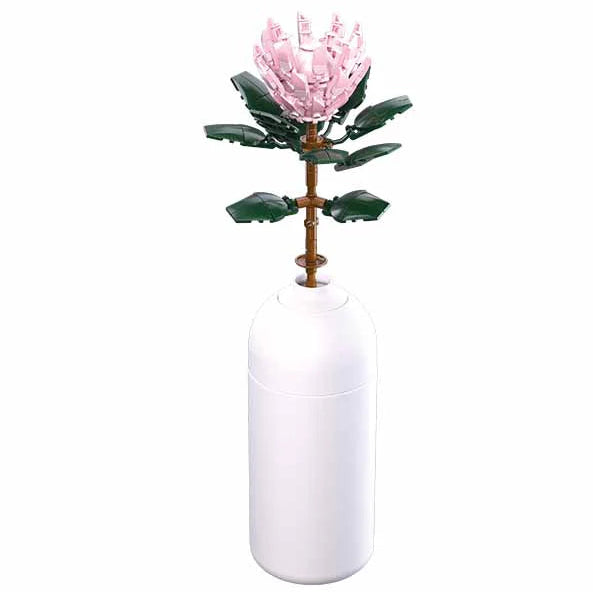 Sluban Protea cynaroides with diy vase 258 pcs