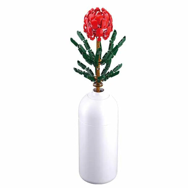 Sluban Tibouchina urvilleana with diy vase 251 pcs