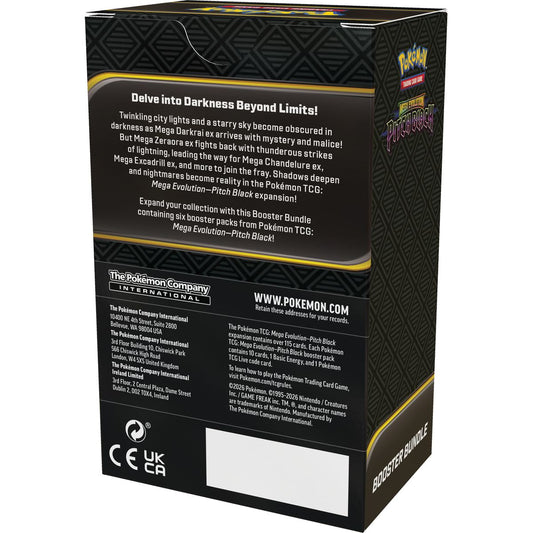 Pokemon TCG Mega Evolutions 5 Pitch Black Booster Bundle