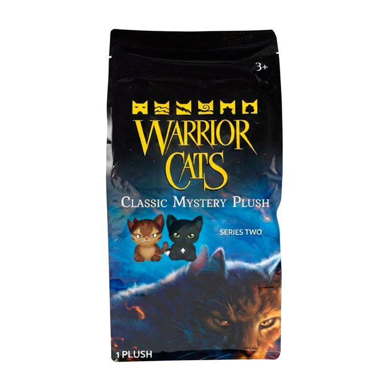 Collect and cuddle your favourite feline heroes with Warrior Cats Large Mystery Plush Series 2, packed with surprise characters