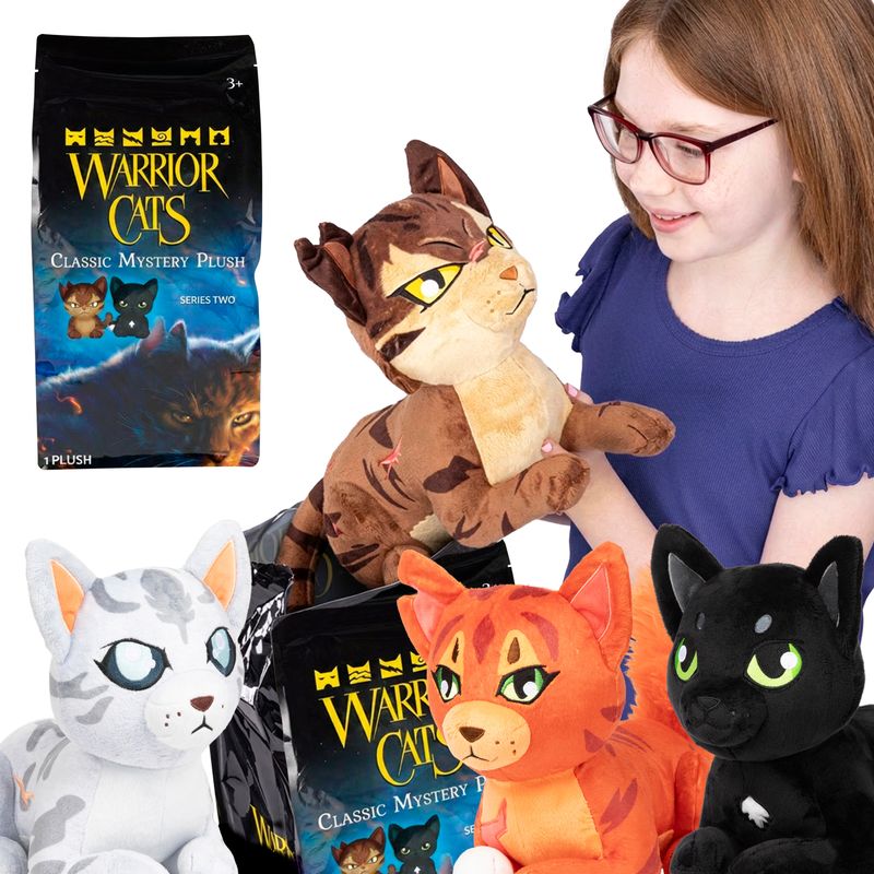 Bring the world of Warrior Cats to life with Large Mystery Plush Series 2, perfect for fans, collectors, and gifting
