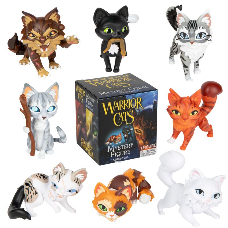 Expand your Warrior Cats collection with Series 2 Mystery Figures featuring beloved characters and exciting surprises.