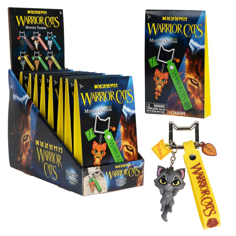 Show your Warrior Cats fandom with a collectible charm featuring beloved characters inspired by the bestselling book series.