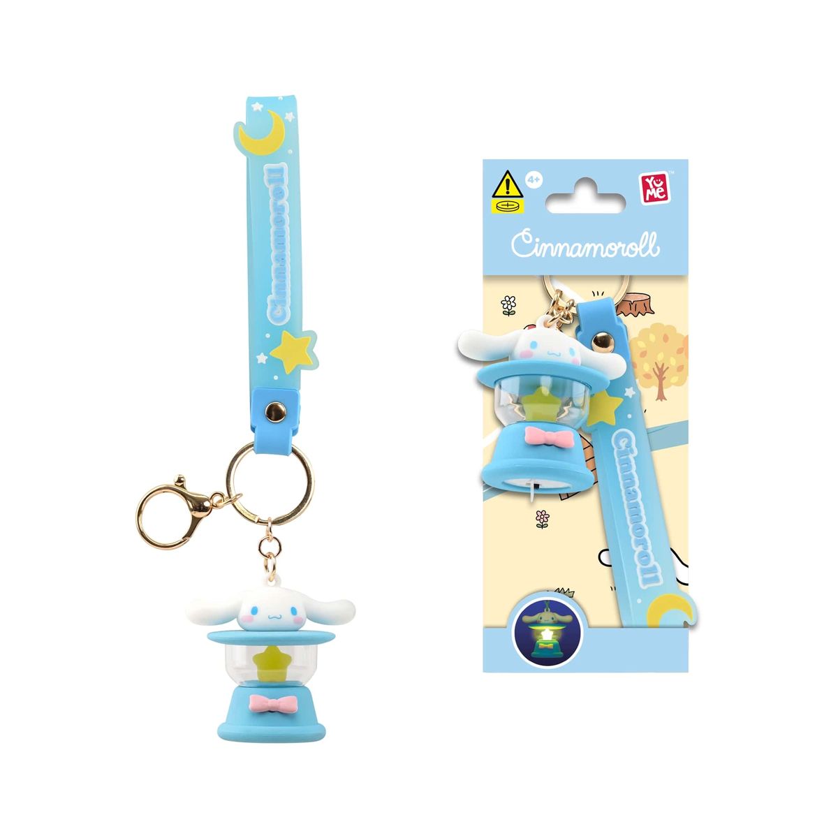 YuMe Hello Kitty and Friends Keychain and Strap Light-Up Camping Lamp Series Cinnamoroll