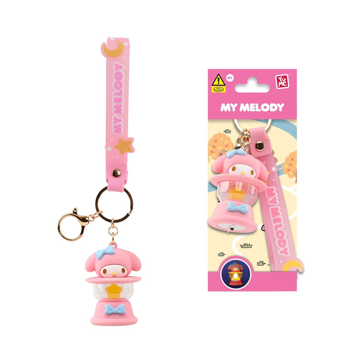 YuMe Hello Kitty and Friends Keychain and Strap Light-Up Camping Lamp Series My Melody