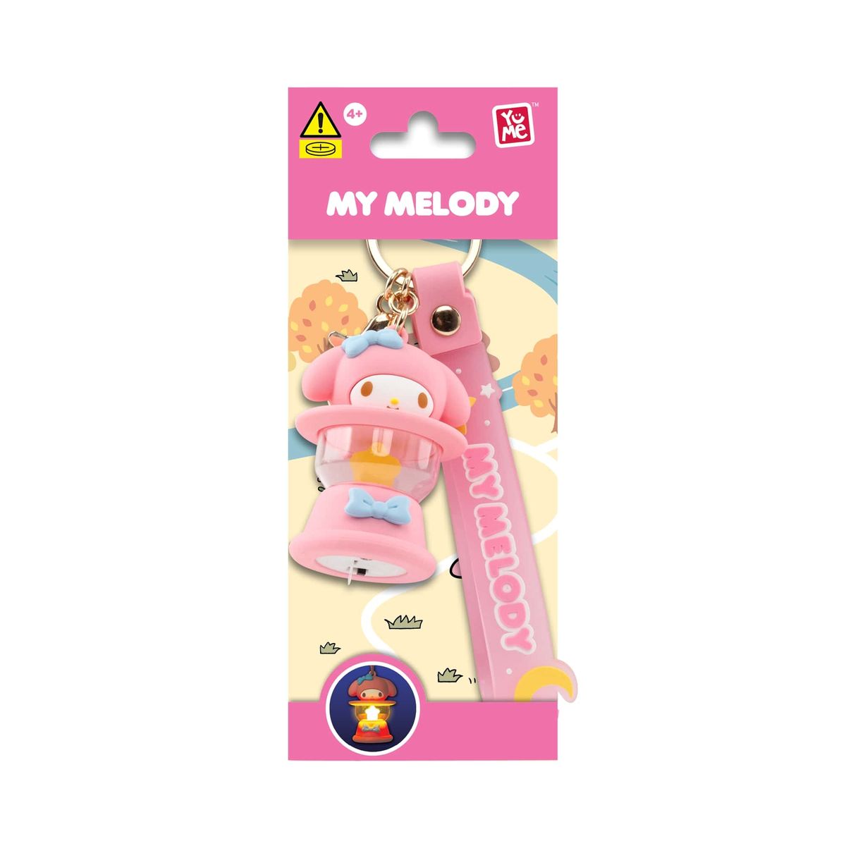 YuMe Hello Kitty and Friends Keychain and Strap Light-Up Camping Lamp Series My Melody