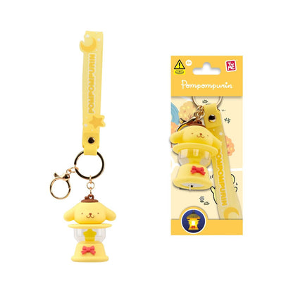 YuMe Hello Kitty and Friends Keychain and Strap Light-Up Camping Lamp Series Pompompurin