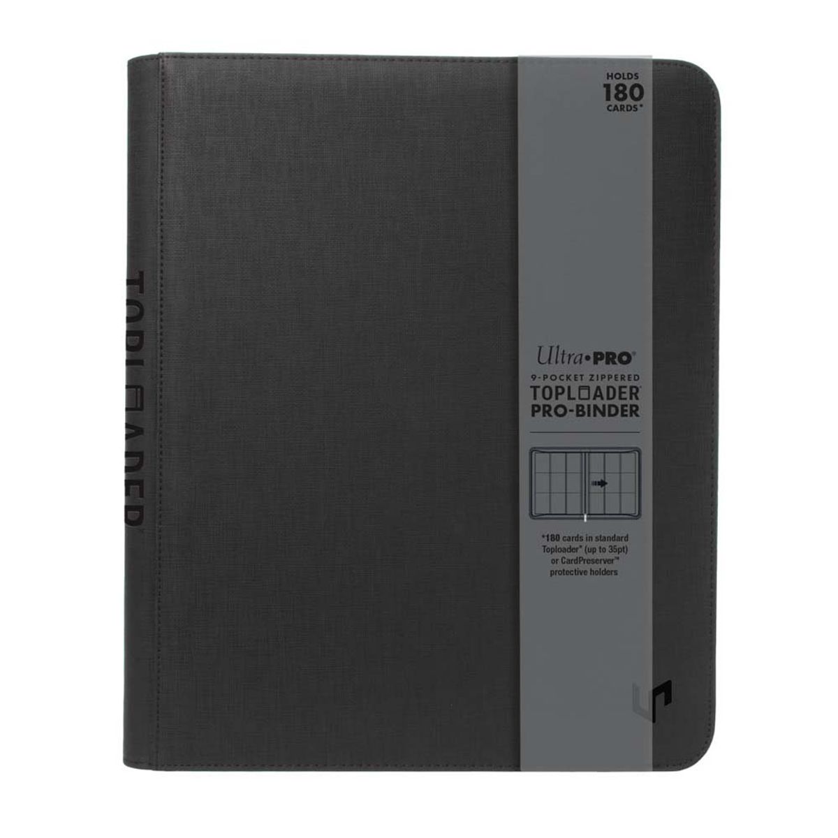 UltraPro 9-Pocket Zippered Toploader Premium PRO-Binder