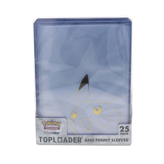 Ultra Pro Pikachu TOPLOADER & PENNY SLEEVES Combo Pack 25per Pack