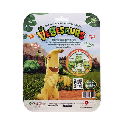 Vegesaurs Squishie-saurs Bananaraptor Sleepy