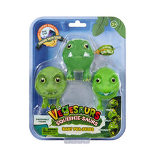 Bring home Minty, Split, and Wasabi with Vegesaurs Squishie-saurs Baby Pea-Rexes, soft plush companions for fans and collectors.
