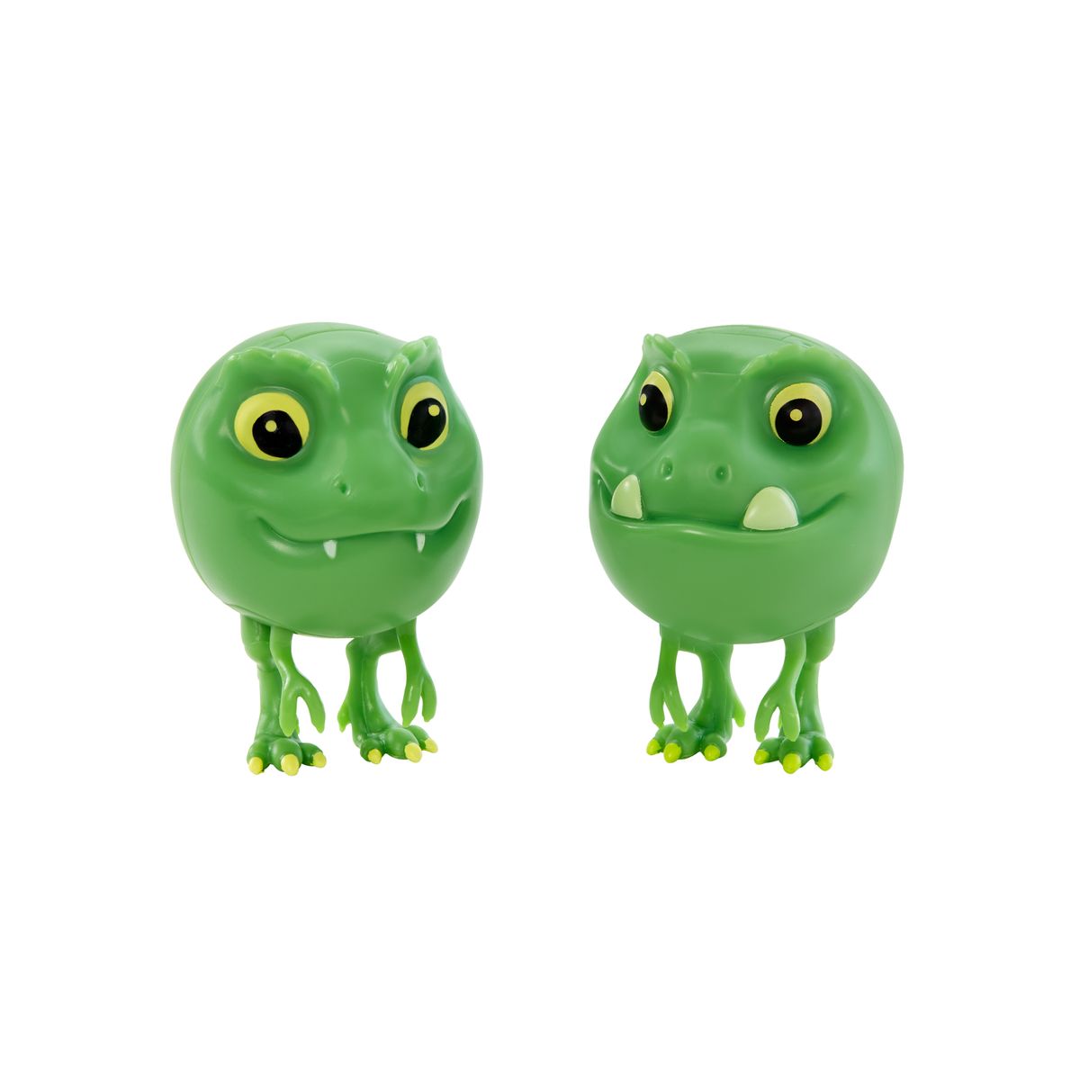 Vegesaurs 3 inch figures Baby Pea-Rex Wasabi and Minty