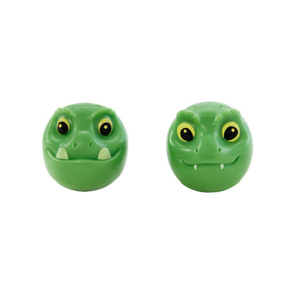 Vegesaurs 3 inch figures Baby Pea-Rex Wasabi and Minty