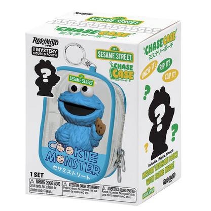 Unbox surprise Sesame Street characters with the Rokimoto Chase Case Mystery Collectible series.