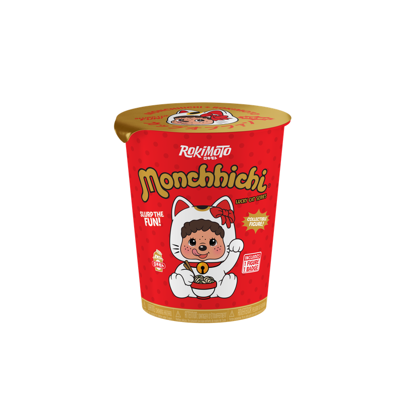 Rokimoto Monchhichi Lucky Cat Mystery Collectible